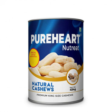 Pure Heart Nutreat Natural Cashews 454gm