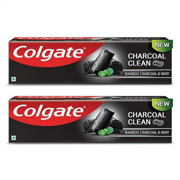 Colgate Charcoal Clean Bamboo & Mint Toothpaste (120g x 2)