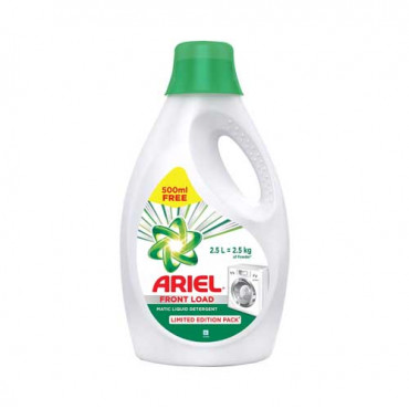 Ariel Matic Liquid Detergent Front Load 2 Litre + 500ml Free (Bottle)