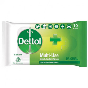 Dettol Multi Use Skin & Surface Wipes 40N