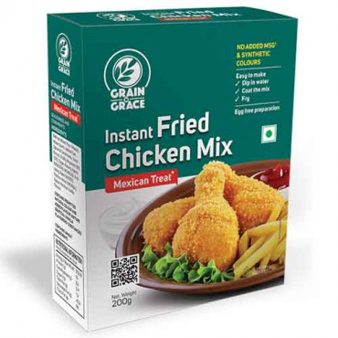 Grain N Grace Instant Fried Chicken Mix - Mexican Treat 200g