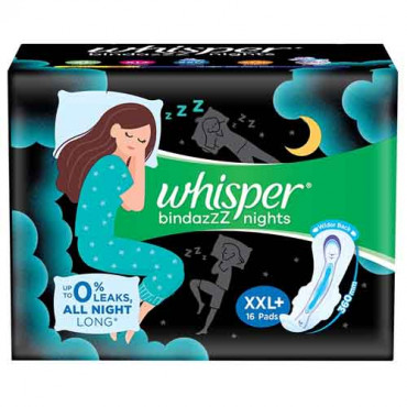 Whisper Ultra Night XXL+ 16 Pads