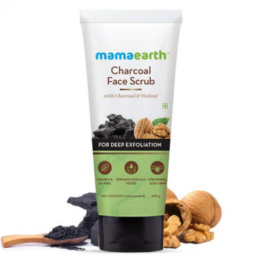 Mamaearth Charcoal Face Scrub 100g