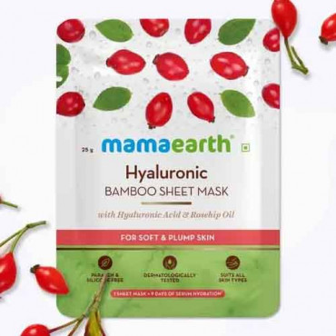 Mamaearth Hyaluronic Bamboo Sheet Mask 25g