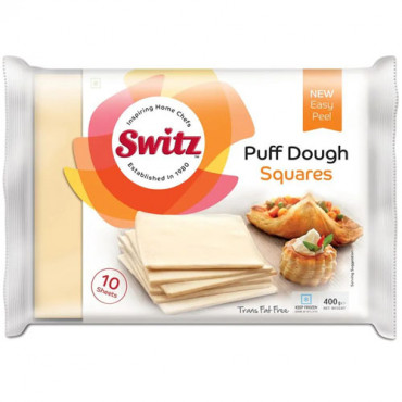 Switz Puff Pastry Squares 400g (10 Sheets)