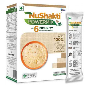 Nushakti Powermix For Atta 6 Immunity 50g