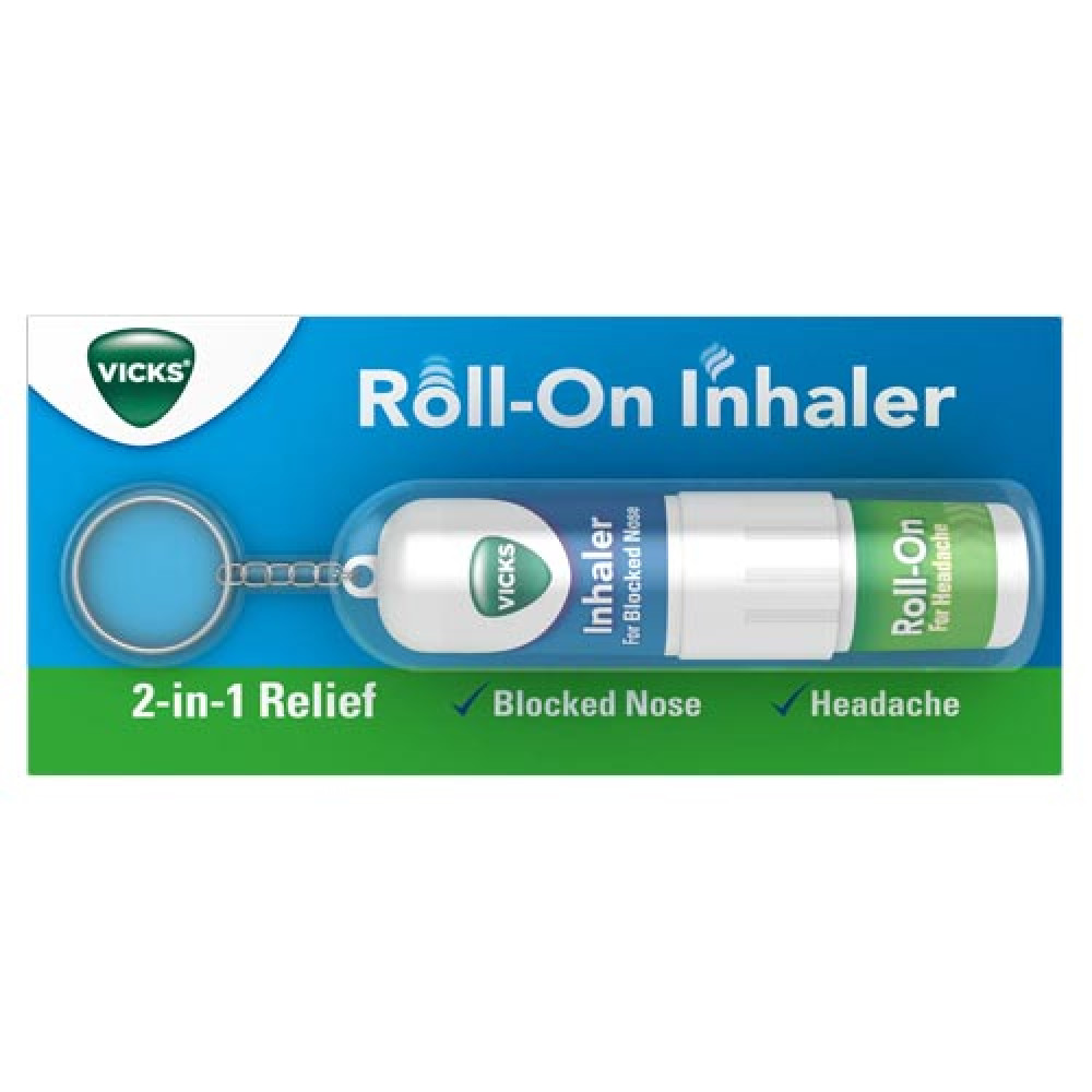 Vicks Roll-On Inhaler 2 In 1 Relief 1.5ml