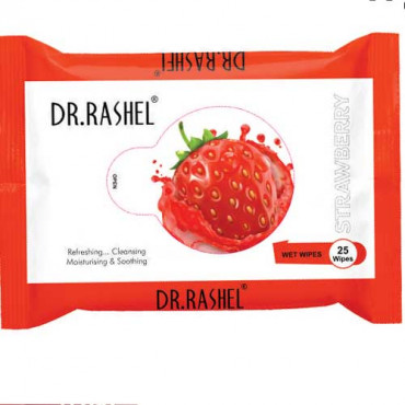 Dr Rashel Strawberry Wet Wipes 25N