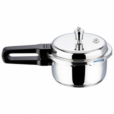 Vinod Stainless Steel Induction Base Platinum Triply Pressure Cooker 3 Litre