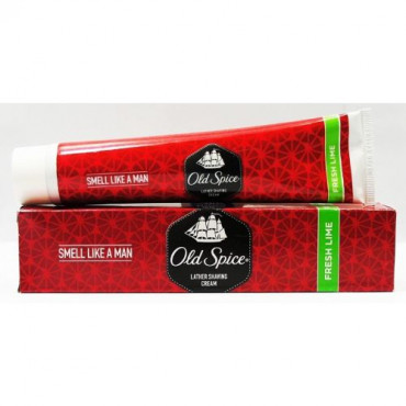 Old Spice Lather Shaving Cream Fresh Lime 70 gm