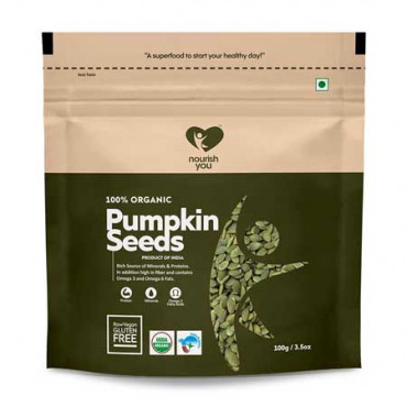 Nourish You 100% Organic Pumpkin Seeds 100g