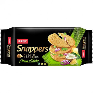 Unibic Snappers Potato Crackers Cream N Onion 300g