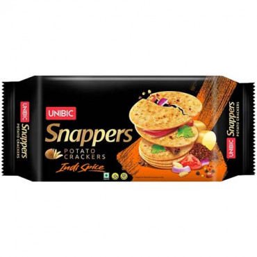 Unibic Snappers Potato Crackers Indi Spice 300g