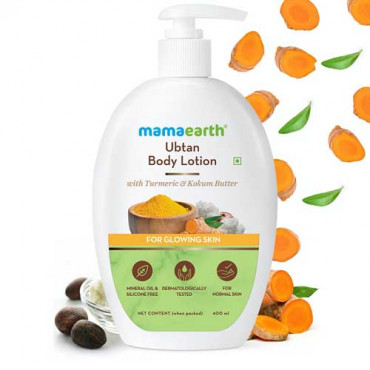 Mamaearth Ubtan Body Lotion 400ml (BUY 1 GET 1)