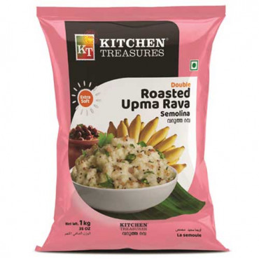 Kitchen Treasures Double Roasted Upma Rava 1 Kg