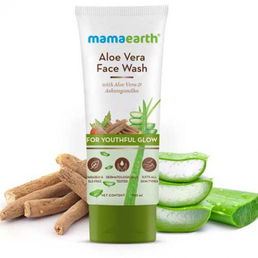 Mamaearth Aloe Vera Face Wash 100ml