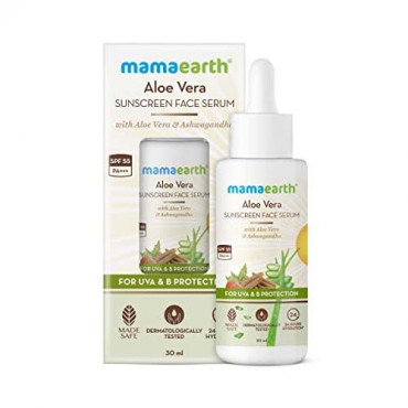 Mamaearth Aloe Vera Sunscreen Face Serum 30ml