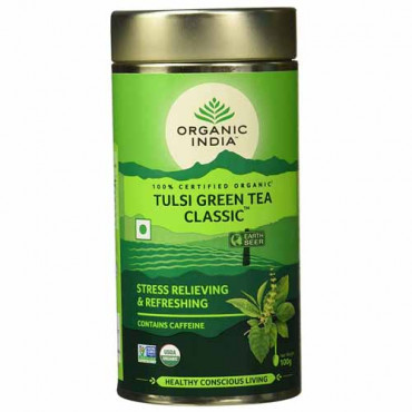 Organic Tulsi Green Tea Classic 100g