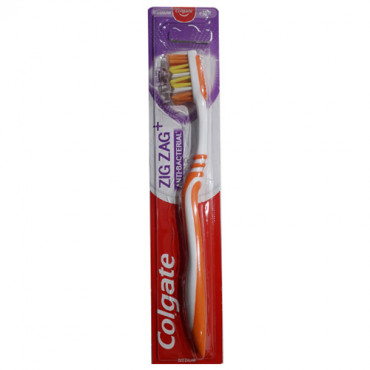 Colgate Zig Zag+ Anti-Bacterial Medium Toothbrush