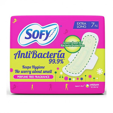 Sofy Anti Bacteria 290mm Extra Long 7 Pads Slim