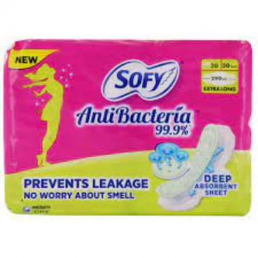 Sofy Anti Bacteria 290mm Extra Long 28 Pads Slim