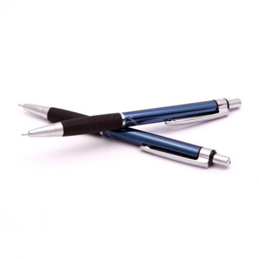 Cello Sapphire Retractable Ballpoint Pen (Blue)