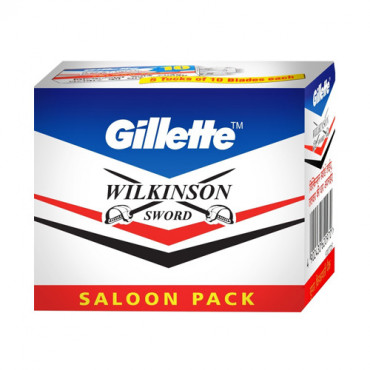 Gillette Wilkinson Sword Blades Saloon Pack 55N