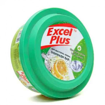 Excel Plus Dishwash Bar  Lemon 500g