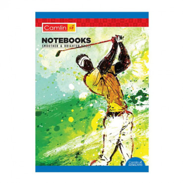 Camlin Notebook 132 Pages Unruled (29.7cm x 21cm)