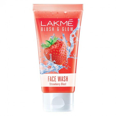 Lakme Blush & Glow Strawberey Blast Face Wash 100g