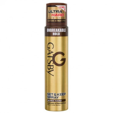 Gatsby Set & Keep Ultra Hard Hair Spray 250ml