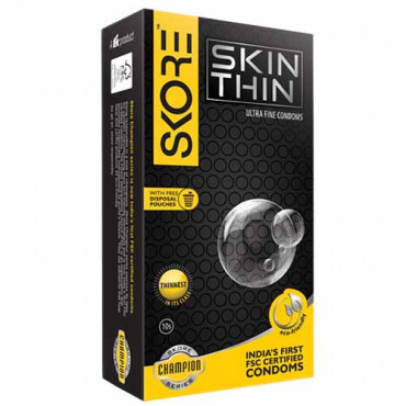 Skore Champion Skin Thin Condoms 10N