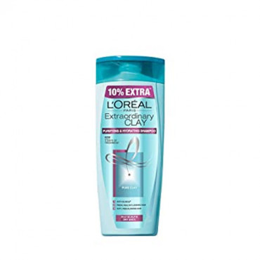 Loreal Extraordinary Clay Shampoo Oily Scalp & Hair 396ml