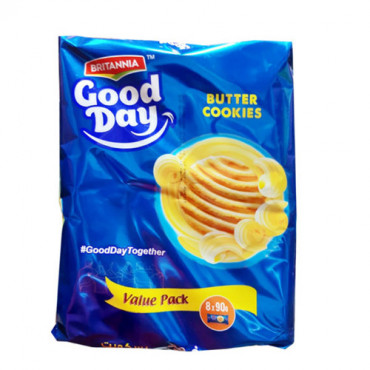 Brittania Good Day Butter Cookies Buy 4 Get 1 Extra 600g (5x120g)