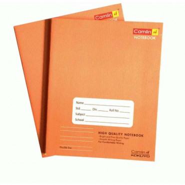 Camlin Notebook 80 Pages Medium Square (19cm x 15.5cm)