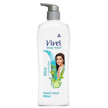 Vivel Body Wash Mint + Cucumber 500ml