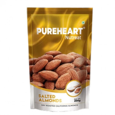 Pure Heart Nutreat Salted Almonds 200gm