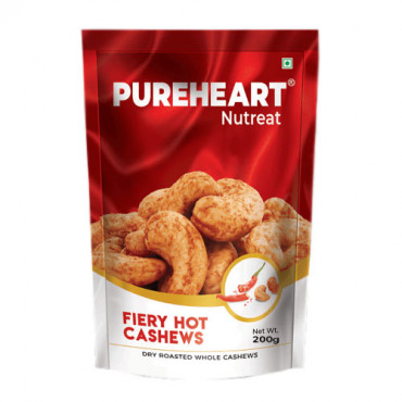 Pure Heart Nutreat Fiery Hot Cashews 200gm