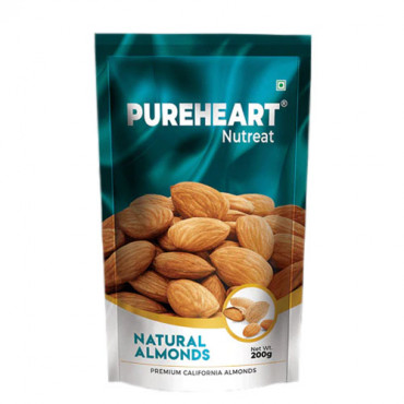 Pure Heart Nutreat Natural Almonds 200gm