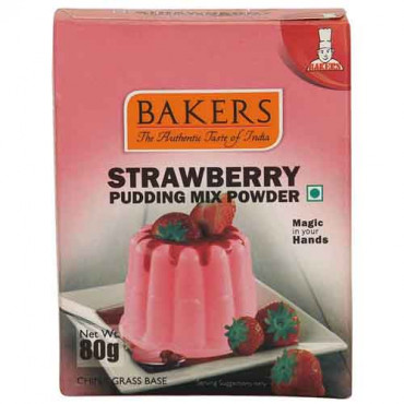 Bakers Pudding Mix Strawberry 80g