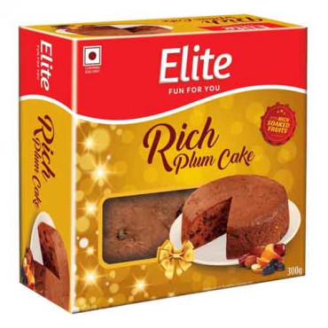 Elite Rich Plum Cake 300g