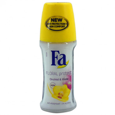 Fa Fiji Floral Protect 48H Protection Roll On 50ml