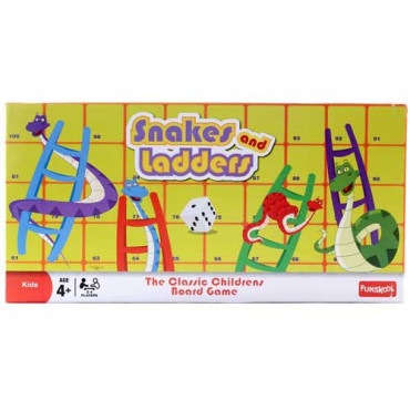 Funskool Snakes & Ladders Ages 5+ Players 2-4