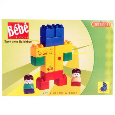 Bebe Blocks Stack Them Build Them Set No.11 Age 6+