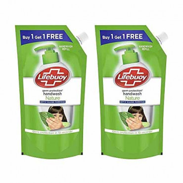 Lifebuoy Nature Handwash 750ml (Pouch) (BUY 1 GET 1)