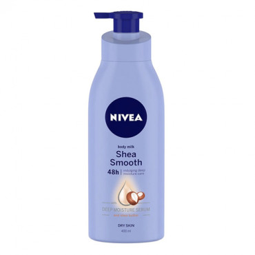 Nivea Shea Smooth Body Milk (Lotion) Dry Skin 400ml