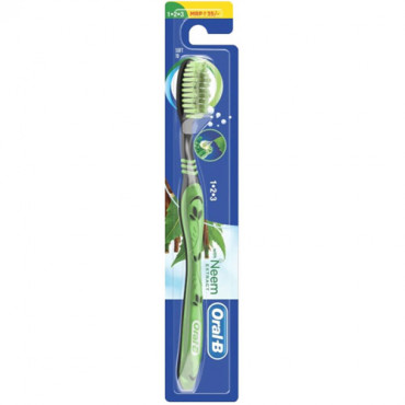 Oral B 1-2-3 Neem Extract Medium Toothbrush