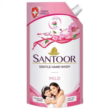 Santoor Lotus & Thulasi Mild Handwash 750ml (Pouch)