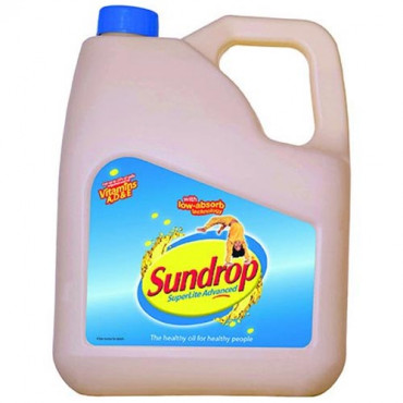 Sundrop Super Lite Refined Sunflower Oil 5 Litre (Jar) (4.55Kg)