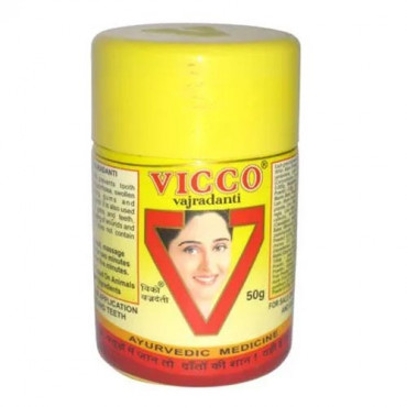 Vicco Vajradanti Ayurvedic Tooth Powder 50g